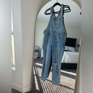 Stylish Blue Denim Overalls